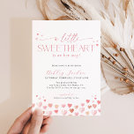 Little Sweetheart Baby shower Uitnodigen, Baby sho Kaart<br><div class="desc">Deze mooie Baby shower Invitation is voorzien van handgeschilderde waterverf en is de perfecte manier om je kleine Sweetheart's shower te accentueren. Eenvoudig de meeste bewoordingen aanpassen aan uw evenement! Tekst- en achtergrondkleuren zijn volledig bewerkbaar —> klik op de knop "Bewerken met behulp van het ontwerpgereedschap" om te bewerken!</div>