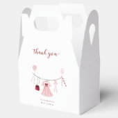 Little Sweetheart Baby shower Valentijn Custom Bedankdoosjes (Geopend)