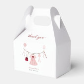 Little Sweetheart Baby shower Valentijn Custom Bedankdoosjes (Voorkant Zijde)