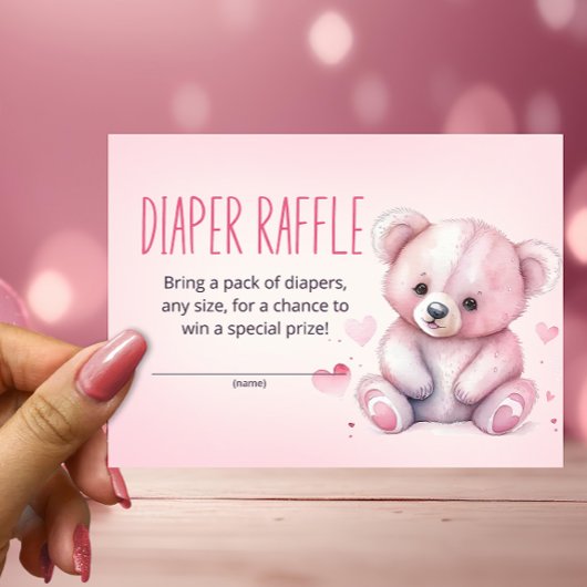 Little sweetheart beer luier loterij ticket informatiekaartje