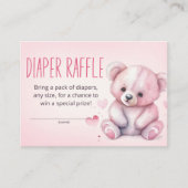 Little sweetheart beer luier loterij ticket informatiekaartje (Voorkant)