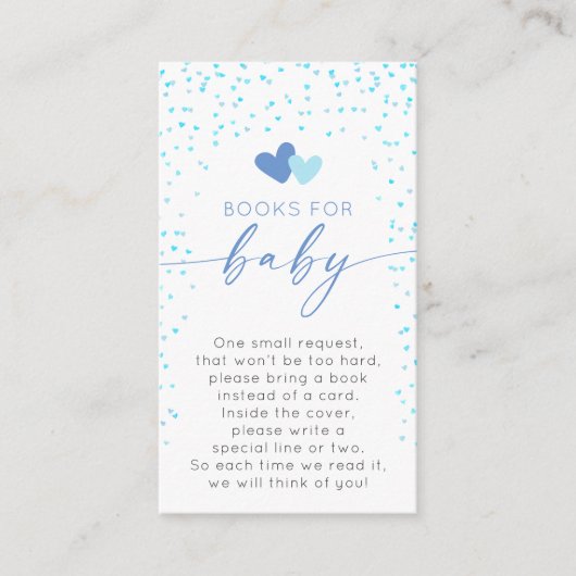 Little Sweetheart Blue Boeken voor Baby Kaart (Voorkant)