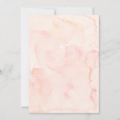 Little Sweetheart Boho Hearts Baby shower Kaart (Achterkant)