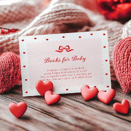 Little Sweetheart Books for Baby Card  Informatiekaartje