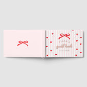 Little Sweetheart Bow Valentines Baby Shower Gastenboek (Volledig)