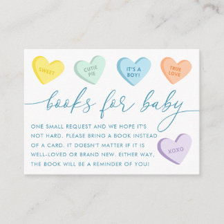 Little Sweetheart Candy Hearts Books for Baby Informatiekaartje