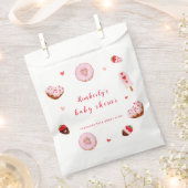 Little Sweetheart Donuts Valentijns Baby shower Bedankzakje (Geknipt)