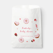 Little Sweetheart Donuts Valentijns Baby shower Bedankzakje (Voorkant)