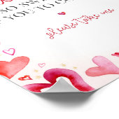 Little Sweetheart Favors Sign Poster (Hoek)