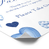 Little Sweetheart Favors Sign Valentines Day Baby  Poster (Hoek)