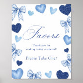 Little Sweetheart Favors Sign Valentines Day Baby  Poster (Voorkant)