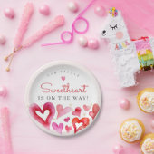 Little Sweetheart Februari Feest Papieren Bordje (Feest)