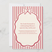 Little Sweetheart First Birthday Valentine's Day Kaart (Achterkant)