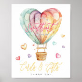 Little Sweetheart Kaarten en geschenken Baby Sign Poster (Voorkant)