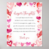 Little Sweetheart Luier Raffle Teken Poster (Voorkant)