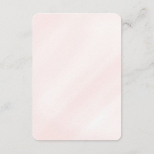 Little Sweetheart Luier Raffle Uitnodiging Invoege Informatiekaartje (Achterkant)