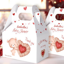 Little Sweetheart Rood Valentijns Baby shower Bedankdoosjes