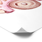 Little Sweetheart Roze Auto en Ballonnen Welkom Poster (Hoek)