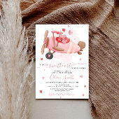 Little Sweetheart Roze Valentijn Baby shower Kaart