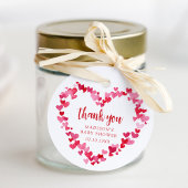 Little Sweetheart Valentijn Baby shower Dank u Bedankjes Labels