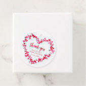 Little Sweetheart Valentijn Baby shower Dank u Bedankjes Labels (In situ)