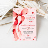 Little Sweetheart Valentijn Bow Verjaardag Kaart