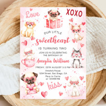 Little Sweetheart Valentijn Puppy Verjaardag Uitno