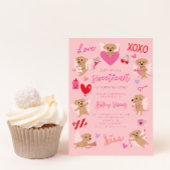 Little Sweetheart Valentijn Puppy Verjaardagsfeest Kaart