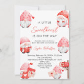 Little Sweetheart Valentijns kabouter Baby shower Kaart (Voorkant)