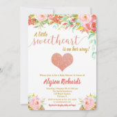 Little Sweetheart Valentijnsdag baby shower Kaart (Voorkant)