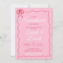 Little Sweetheart Valentijnse Baby shower Roze Roo