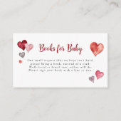 Little Sweetheart Valentijnse harten Boeken voor B Informatiekaartje (Voorkant)