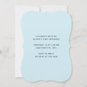 Little Sweetheart Valentijns's Boy First Birthday Kaart (Achterkant)