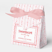 Little Sweetheart Valentijns's Shower Favors Bedankdoosjes (Voorkant Zijde)