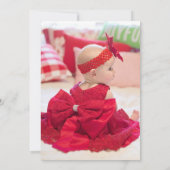 Little Sweetheart Valentine 1st Birthday Cake  Kaart (Achterkant)