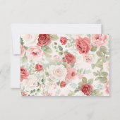 Little Sweetheart Valentine Baby Shower Bedankkaart (Achterkant)