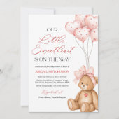 Little Sweetheart Valentine Baby Shower Kaart (Voorkant)