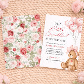 Little Sweetheart Valentine Baby Shower Kaart