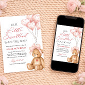 Little Sweetheart Valentine Baby Shower Kaart