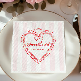 Little Sweetheart Valentine Baby Shower Servet