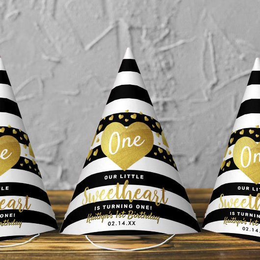 Little Sweetheart Valentine's Day Any Age Birthday Feesthoedjes