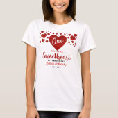 Little Sweetheart Valentine's Day Any Age Birthday T-shirt (Voorkant)
