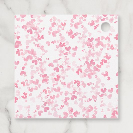 Little Sweetheart Valentine's Day Baby Shower Bedankjes Labels (Achterkant)