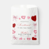 Little Sweetheart Valentines Day Baby Shower Bedankzakje (Voorkant)
