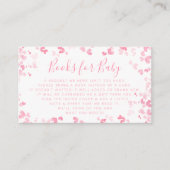 Little Sweetheart Valentine's Day Baby Shower Book Informatiekaartje (Voorkant)