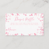 Little Sweetheart Valentine's Day Baby Shower Game Informatiekaartje (Voorkant)