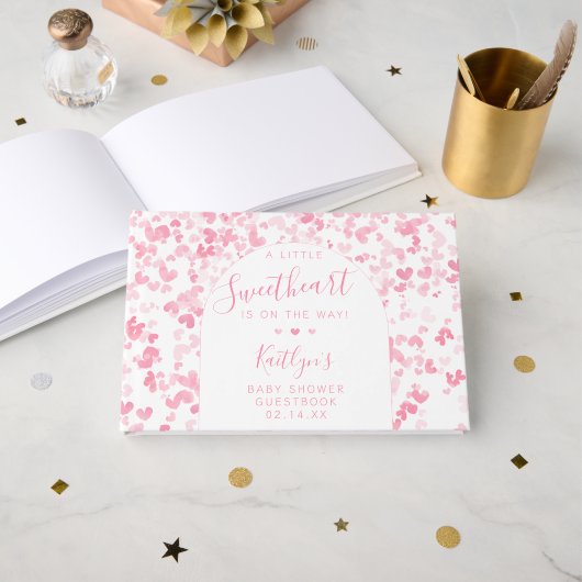 Little Sweetheart Valentine's Day Baby Shower Gastenboek (Voorkant open)