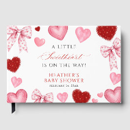 Little Sweetheart Valentines Day Baby Shower Gastenboek