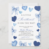 Little Sweetheart Valentines Day Baby Shower Kaart (Voorkant)