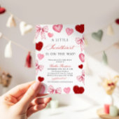 Little Sweetheart Valentines Day Baby Shower Kaart